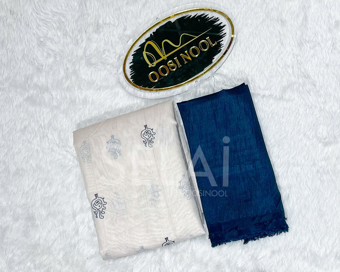 Chanderi Cotton with digital print peacock