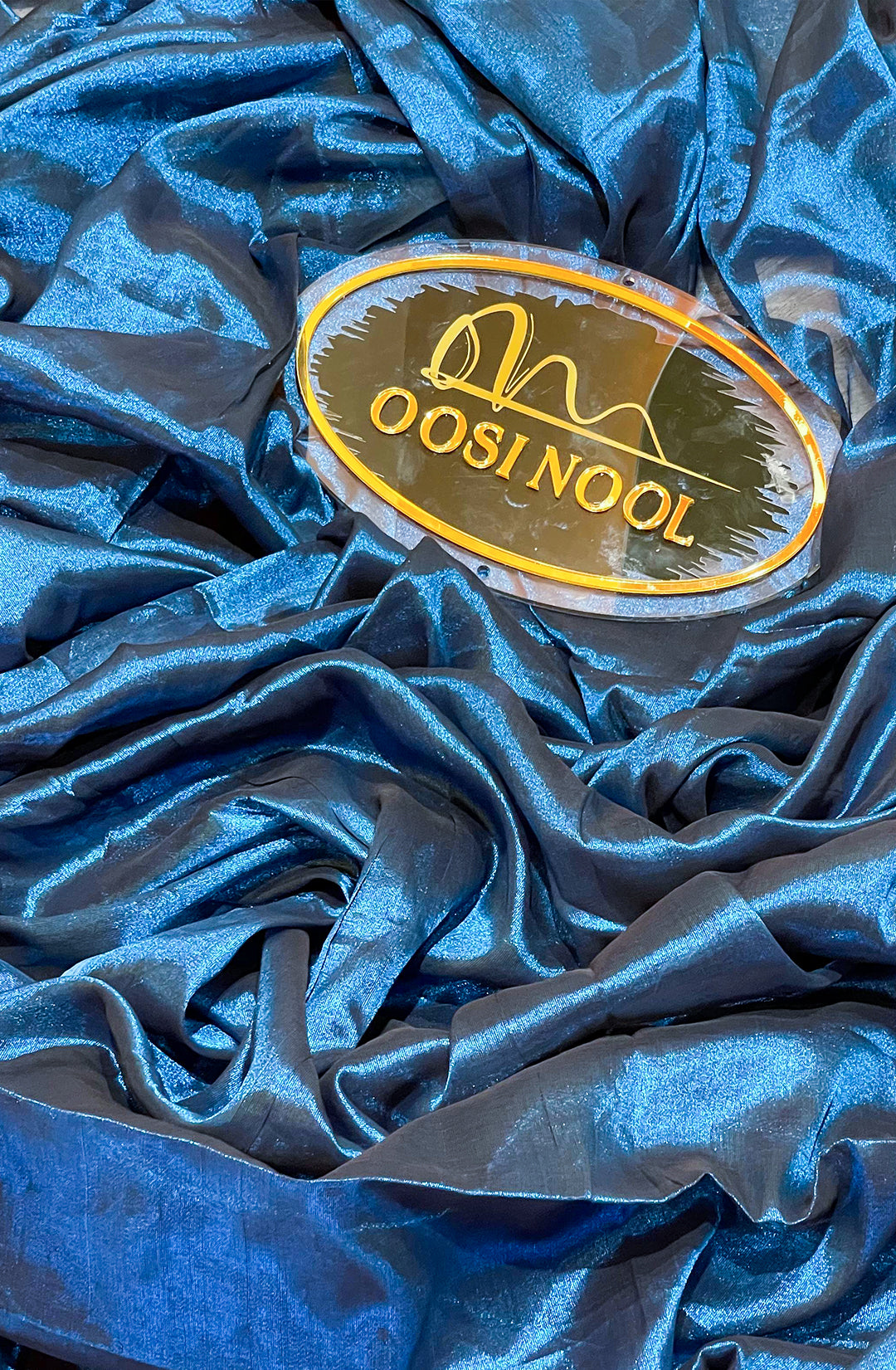 Cotton Tissue Saree (Blue)