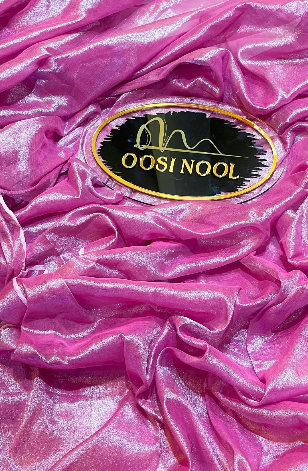 Cotton Tissue Saree (Pink)
