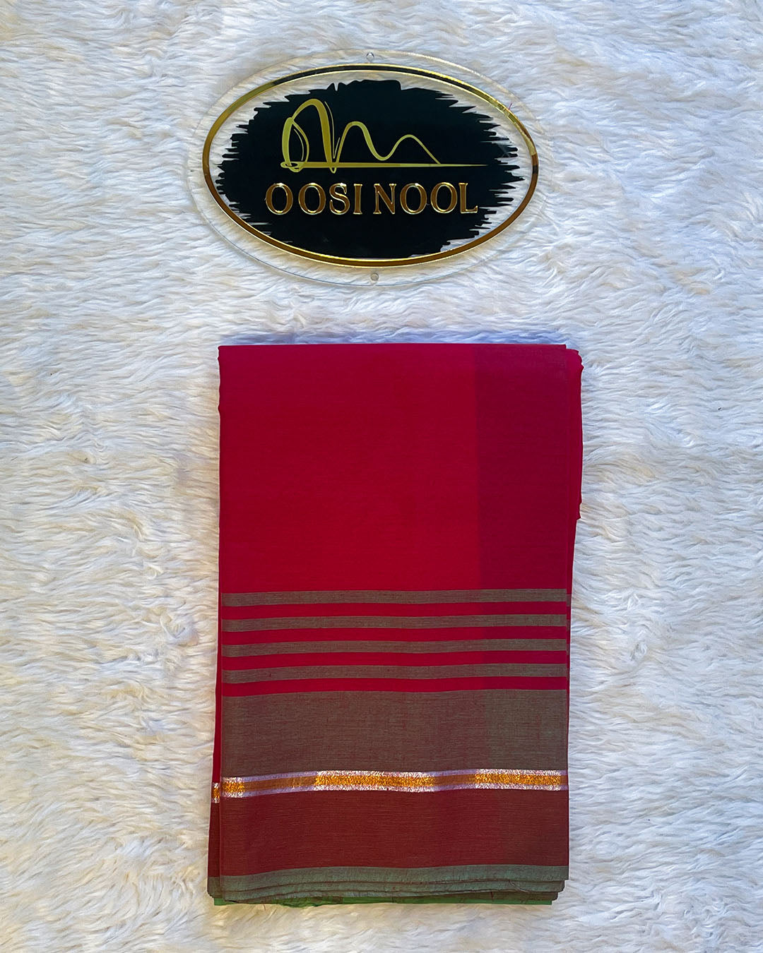 Chettinad Cotton Saree (Red)