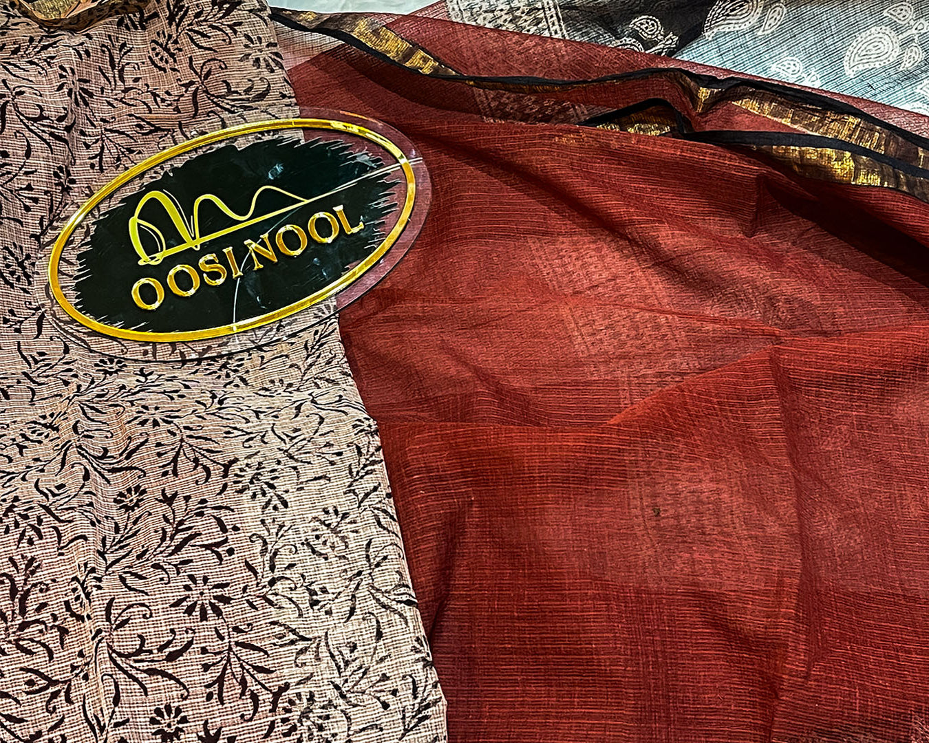 Kota Cotton Saree (Maroon)