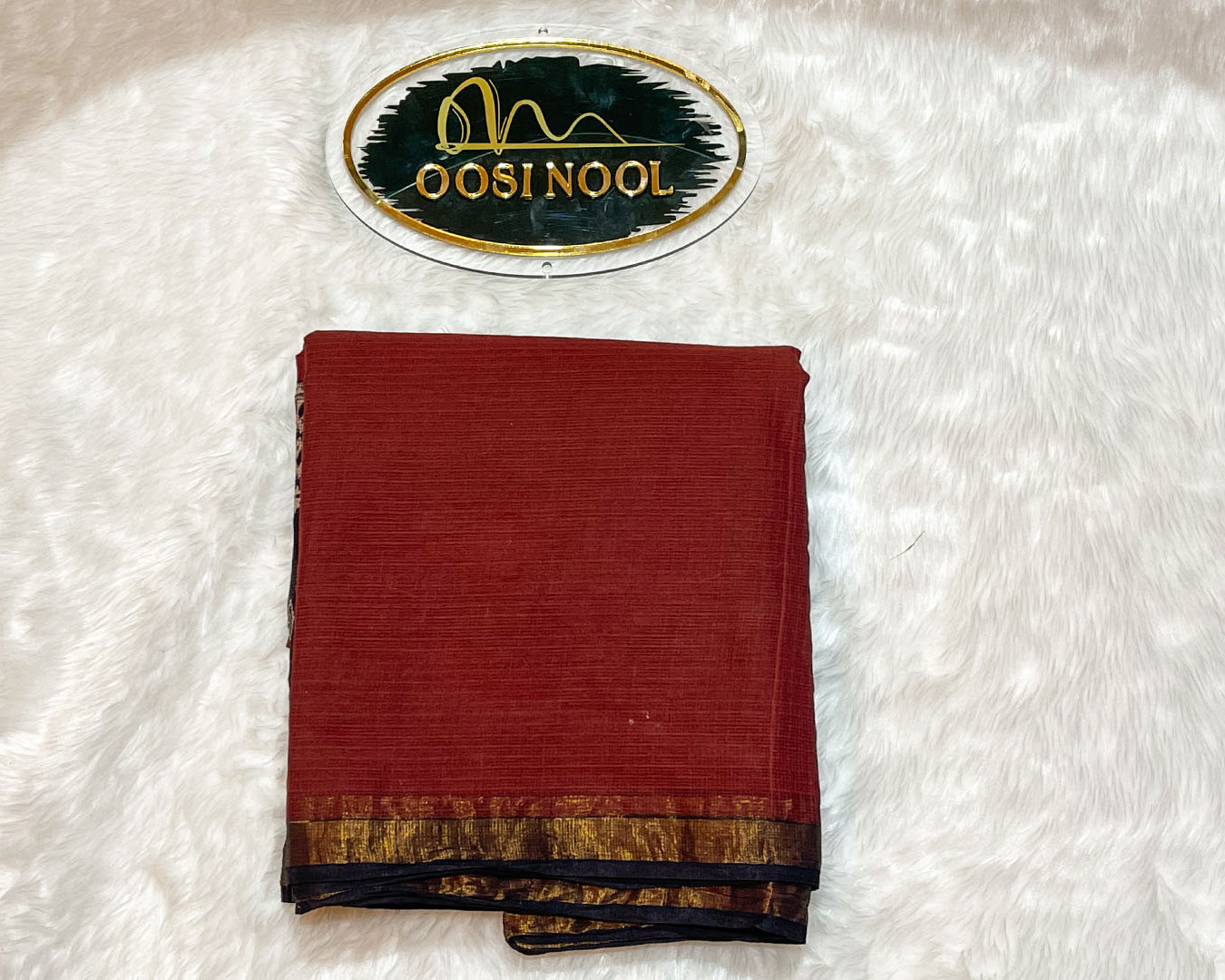 Kota Cotton Saree (Maroon)