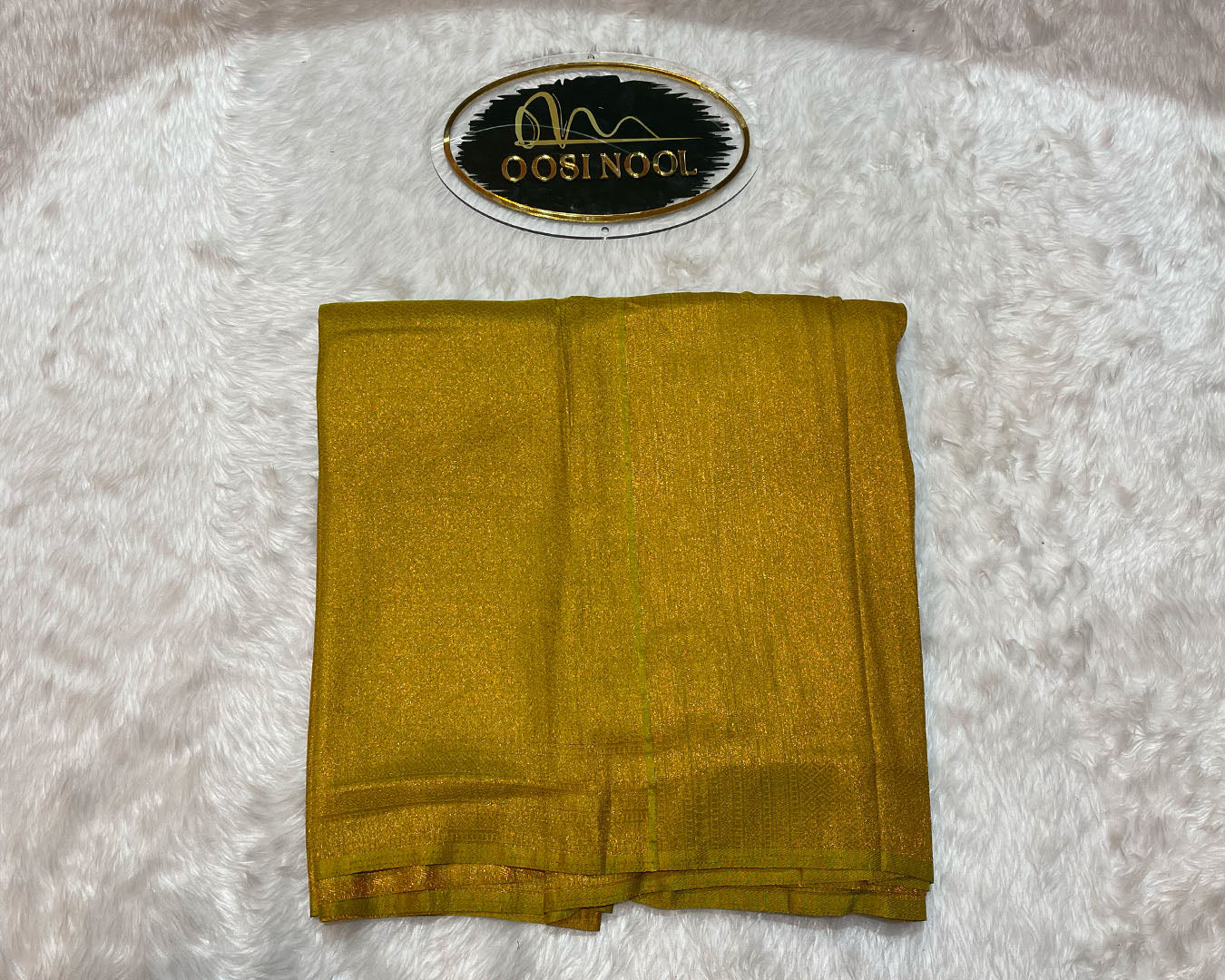 Semi Silk Saree (Lemon Green)