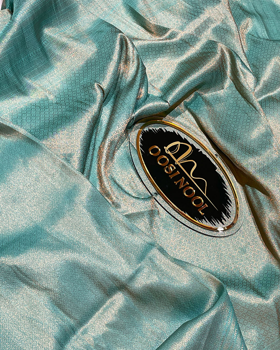 Semi Silk Saree (Mint Green)
