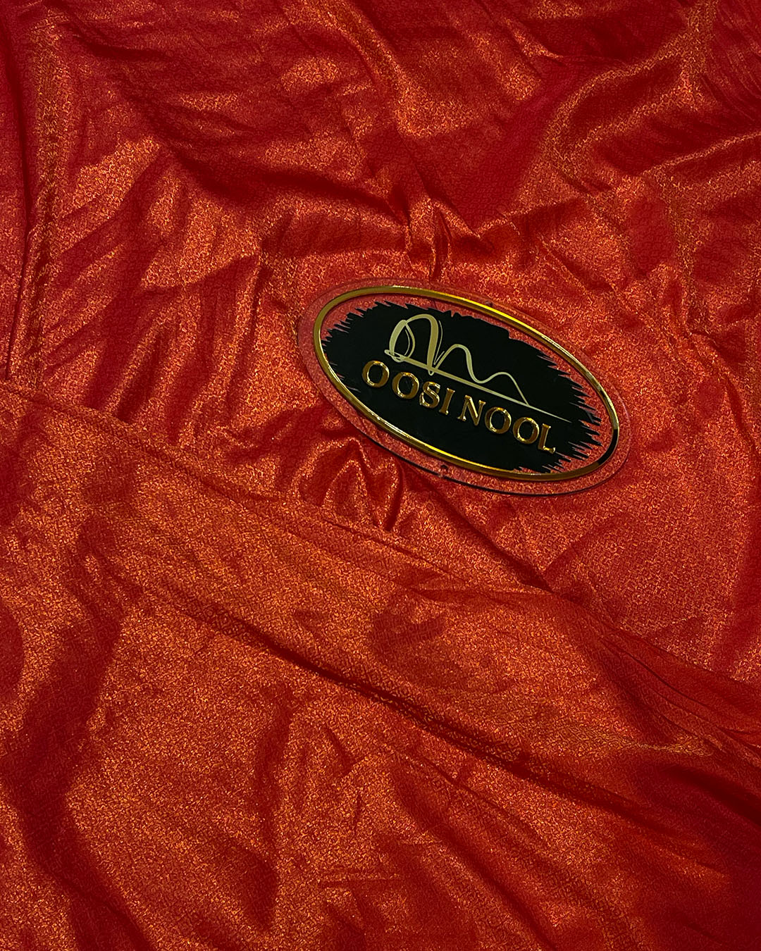 Semi Silk Saree (Orange)