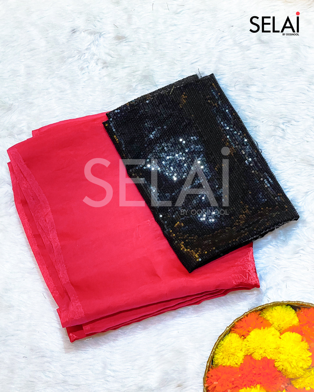 Glass Organza (Red)