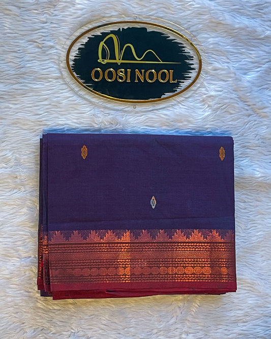 Chettinad Cotton Saree (Voilet)