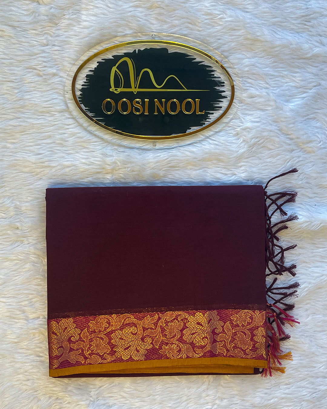 Chettinad Cotton Saree (Maroon)