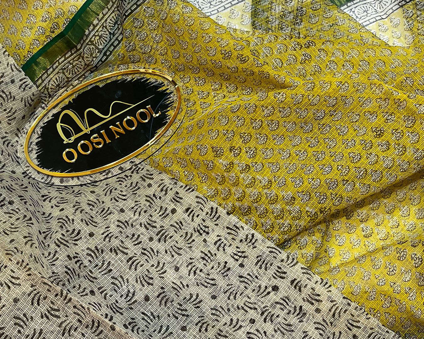 Kota Cotton Saree (Yellow)