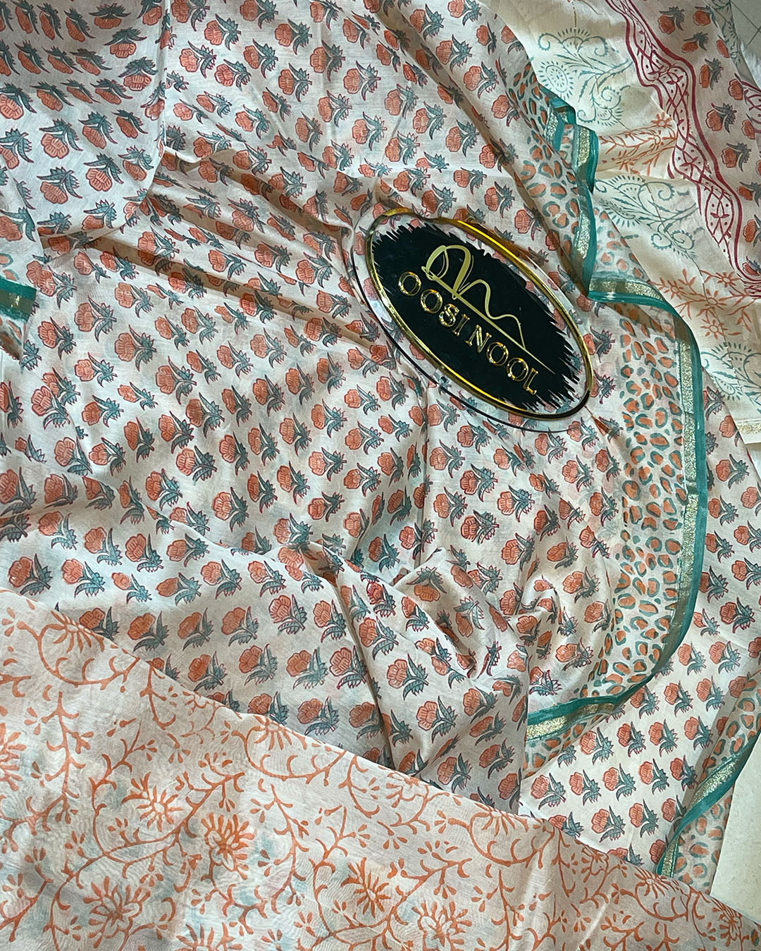 Mageshwari Silk  Saree (Off White)