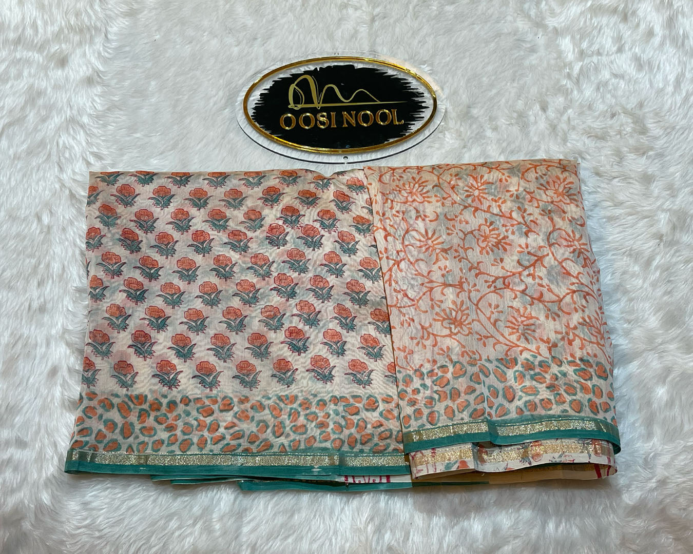 Mageshwari Silk  Saree (Off White)