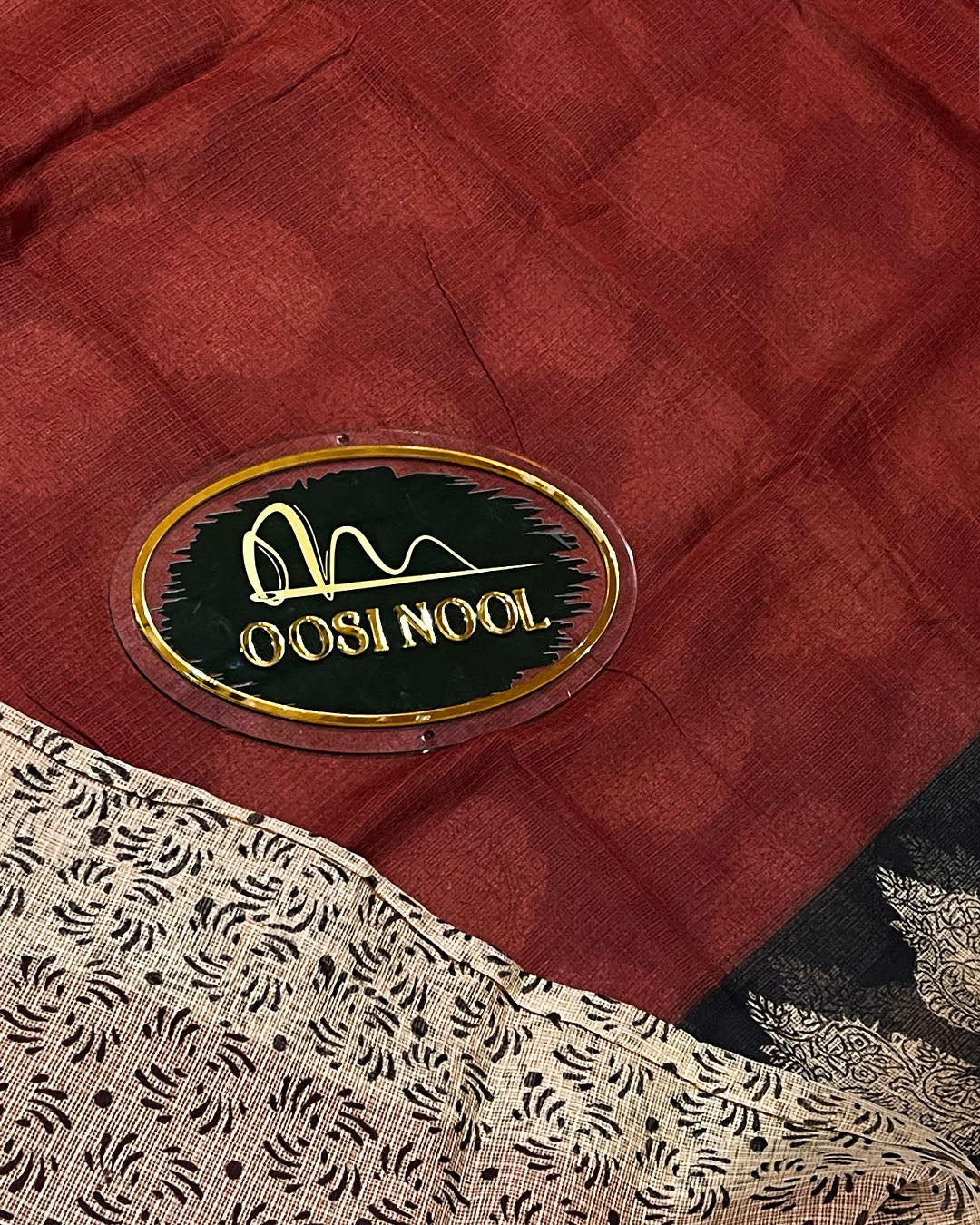 Kota Cotton Saree (Maroon)